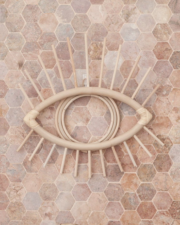 Rattan Eye Decor