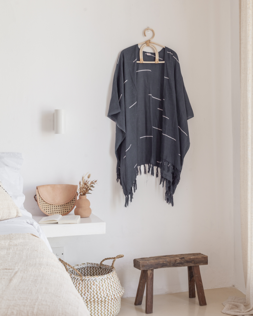 Rainbow Rattan Hanger