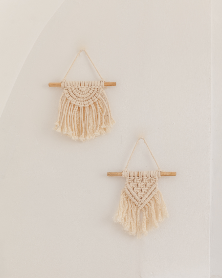 Iris Small Macrame Wall Hanging