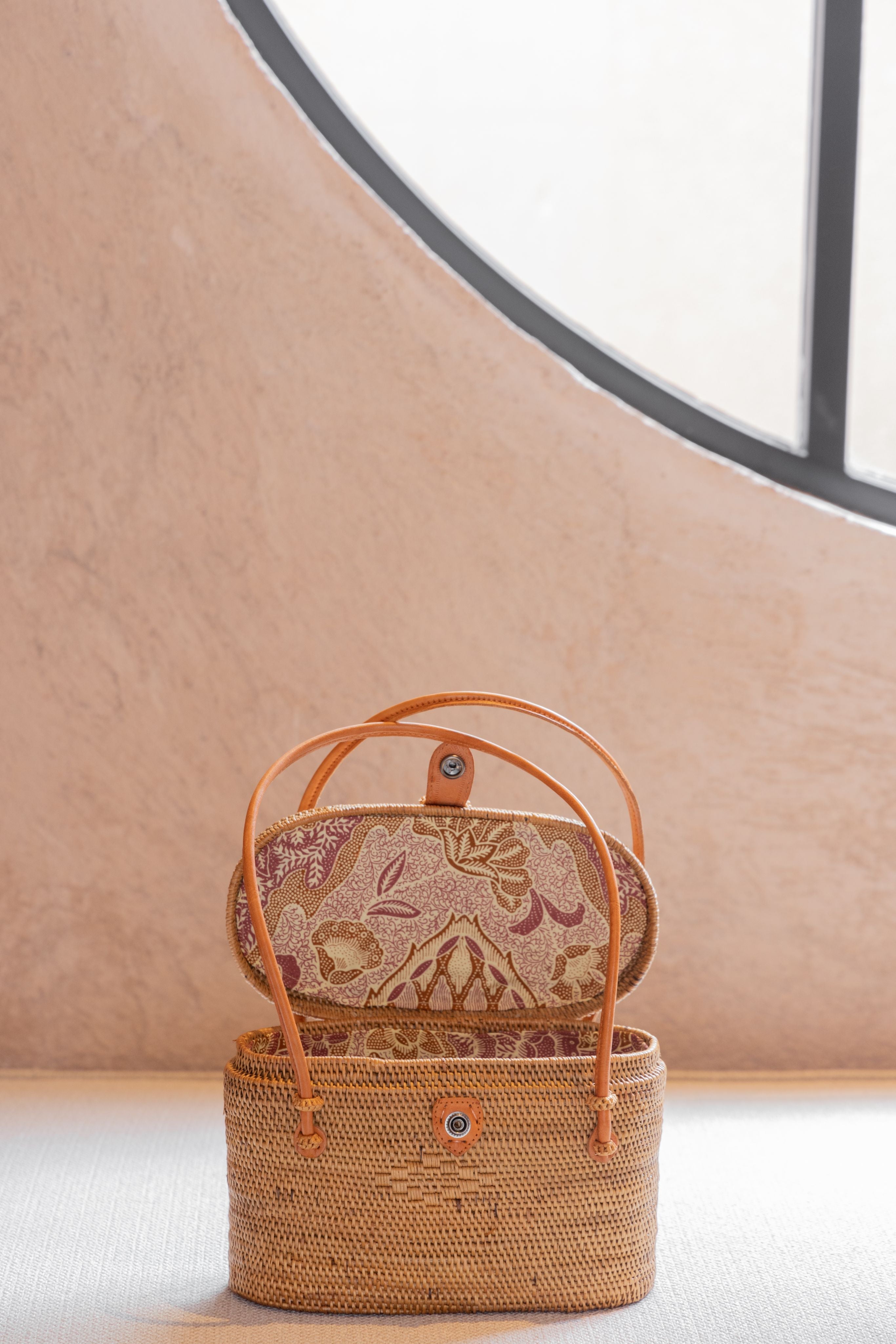 Opal Rattan Purse