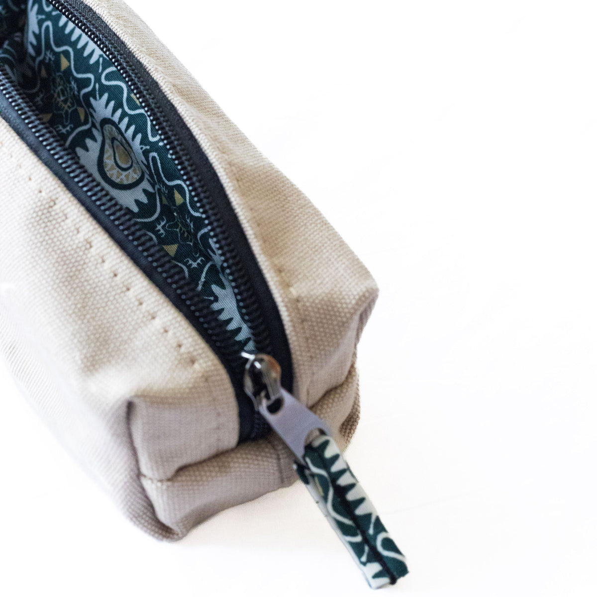 Canvas Pencil Pouch Bag, Everyday Pencil Case