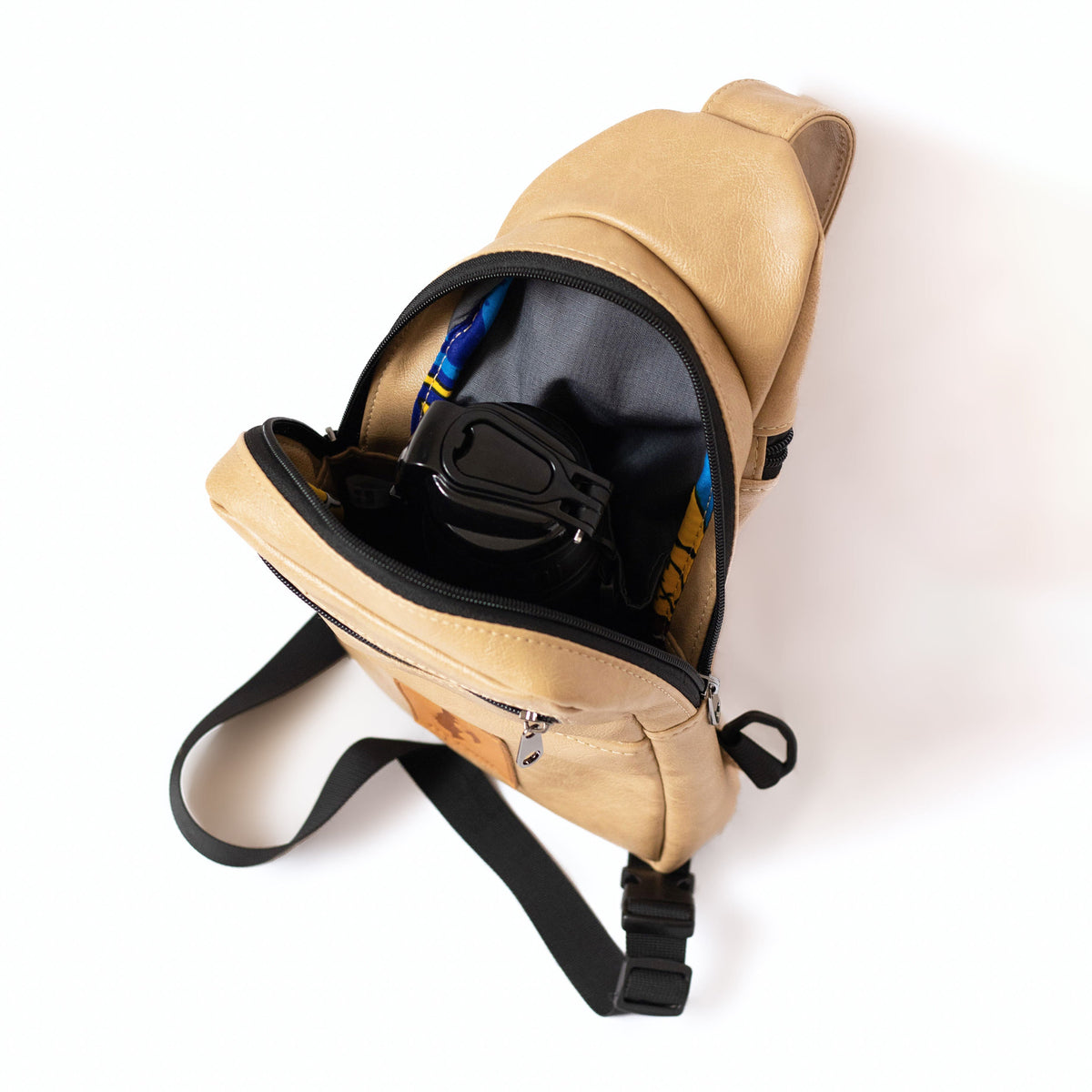 Large Vegan Leather Crossbody Sling Bag | Umoja