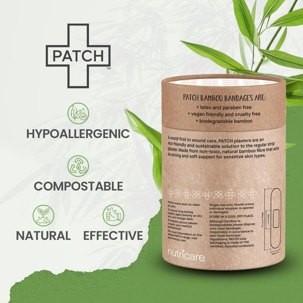Value Pack | 100 Natural Bamboo Bandages for Sensitive Skin