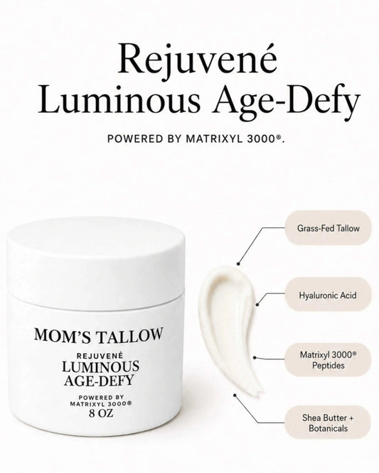 Advanced Rejuvené Luminous Age-Defy Face/Neck Cream: Featuring Matrixyl® 3000 (+ Free 4oz Deep Firming Serum) Eco My Home  Mom’s Tallow ecomyhome.store United States