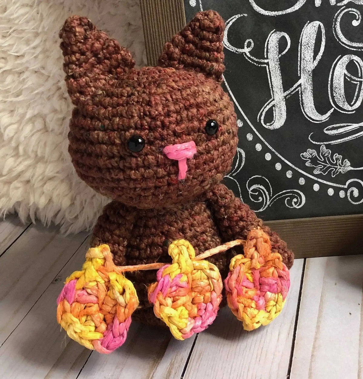 Amigurumi Crochet Cat Kit Eco My Home Kits Darn Good Yarn ecomyhome.store United States