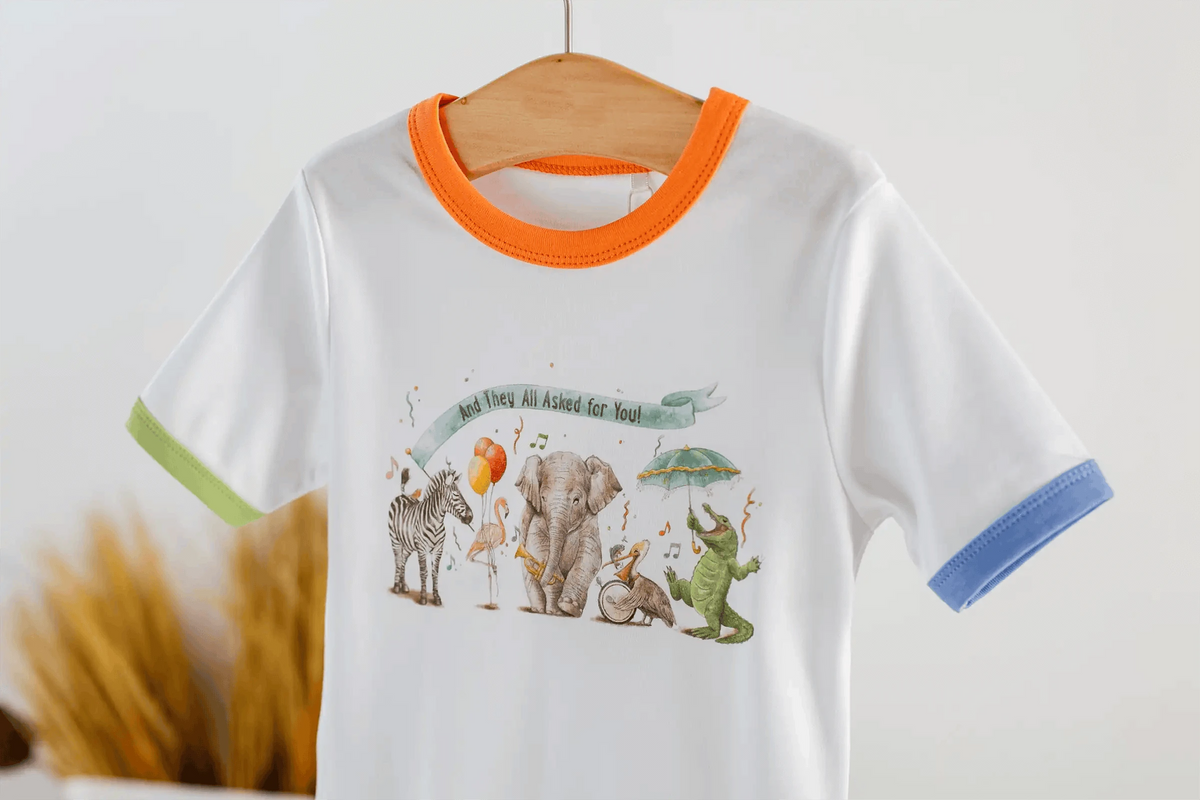 And They All Asked for You Organic Cotton Kids Tshirt Eco My Home Pajama Set Nola Tawk ecomyhome.store United States