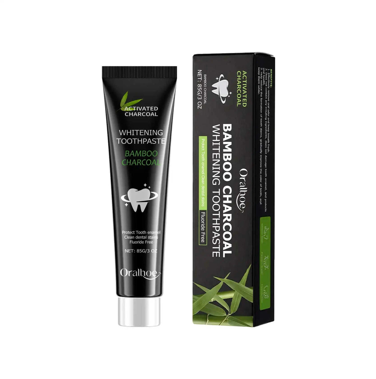 Bamboo Charcoal Toothpaste for Fresh Breath and Whiter Teeth Eco My Home  Natural Toothbrush ecomyhome.store United States