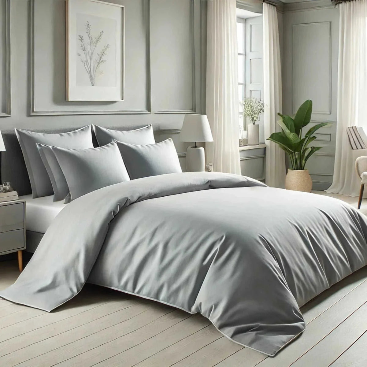 Bamboo Duvet Cover + 2 Shams Set Eco My Home Duvet Pure Fiber ecomyhome.store United States