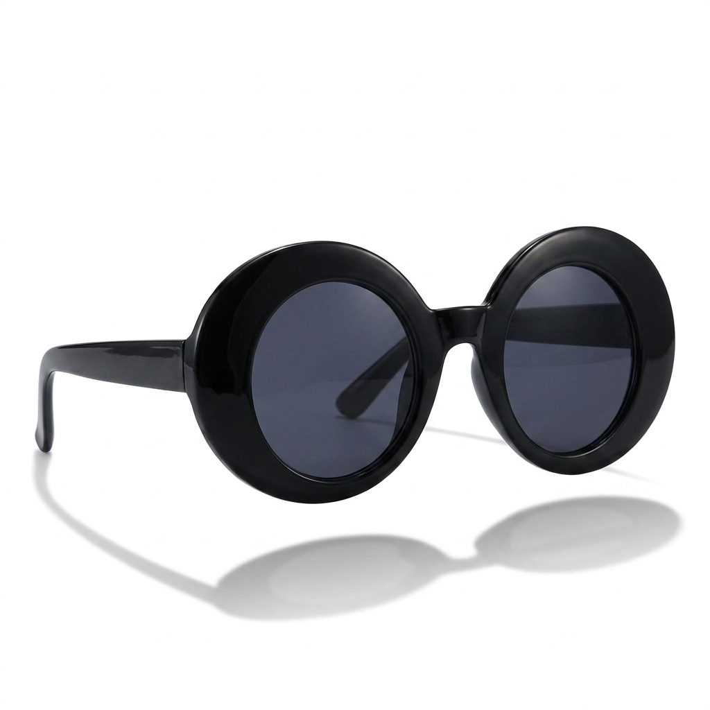 Daring Plastic Round Sunglasses