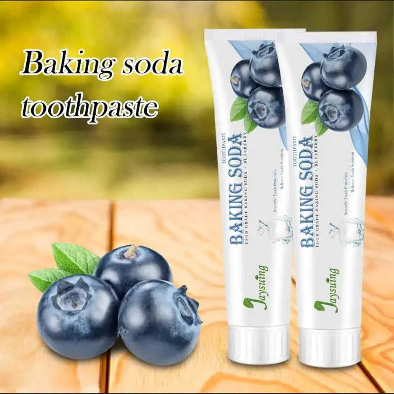 Blueberry/Passionfruit Baking Soda Toothpaste Eco My Home  Natural Toothbrush ecomyhome.store United States