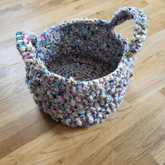 Bobble Gem Crochet Basket Pattern Eco My Home Patterns Darn Good Yarn ecomyhome.store United States