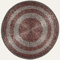 Beaded Placemats – Round Handmade Placemats with Embroidered Glass Beads | 14 Inch