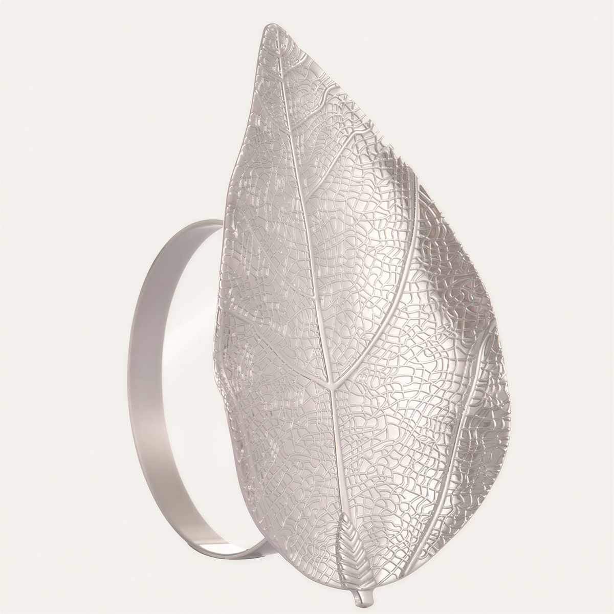 Silver Leaf Napkin Rings – Silver Grace