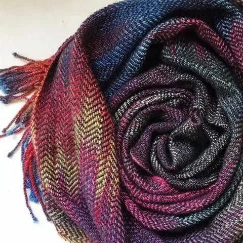 Cabito Wool Color Pool Woven Scarf Kit Eco My Home Kits Darn Good Yarn ecomyhome.store United States