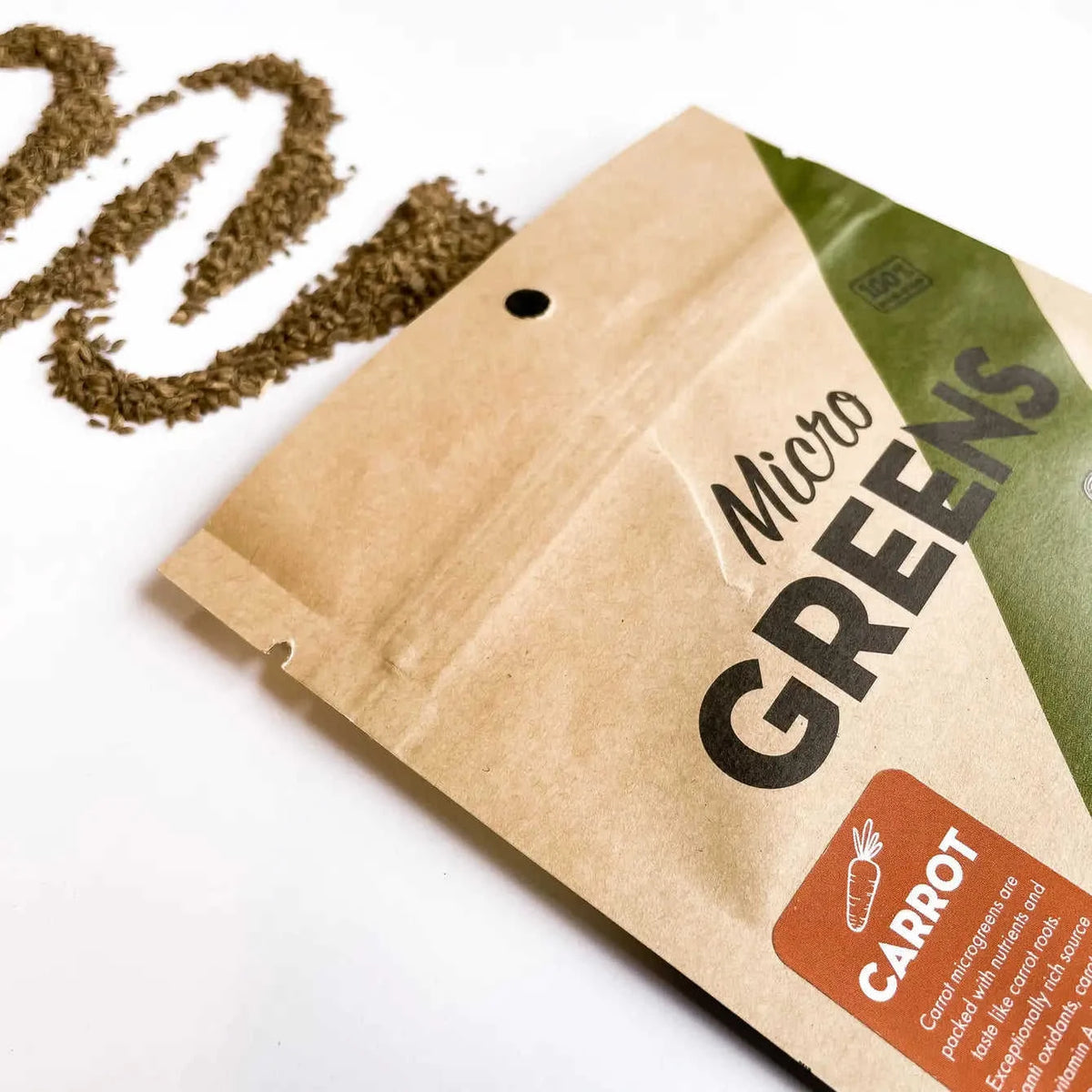 Carrot Microgreen Seeds Eco My Home Microgreens Seattle Seed Company ecomyhome.store United States