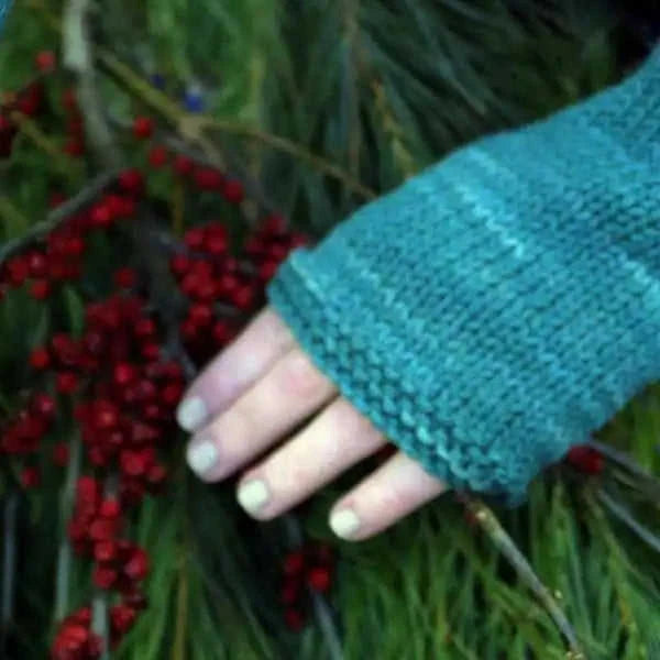 Cestari Fingerless Mittens Knit Kit Eco My Home Kits Darn Good Yarn ecomyhome.store United States