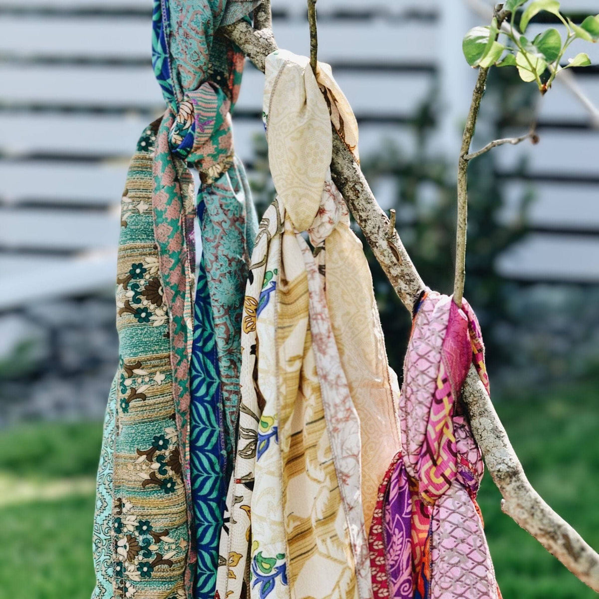 The Original Medley Scarf. ♻️ Made from Sari -Saree Magic
