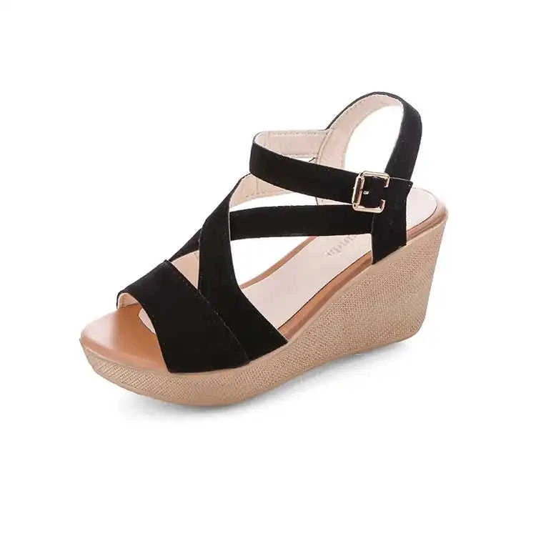 Comfort Meets Boho Style with Salty Season Boho Wedge Sandals Eco My Home Shoes Salty Season LLC ecomyhome.store United States