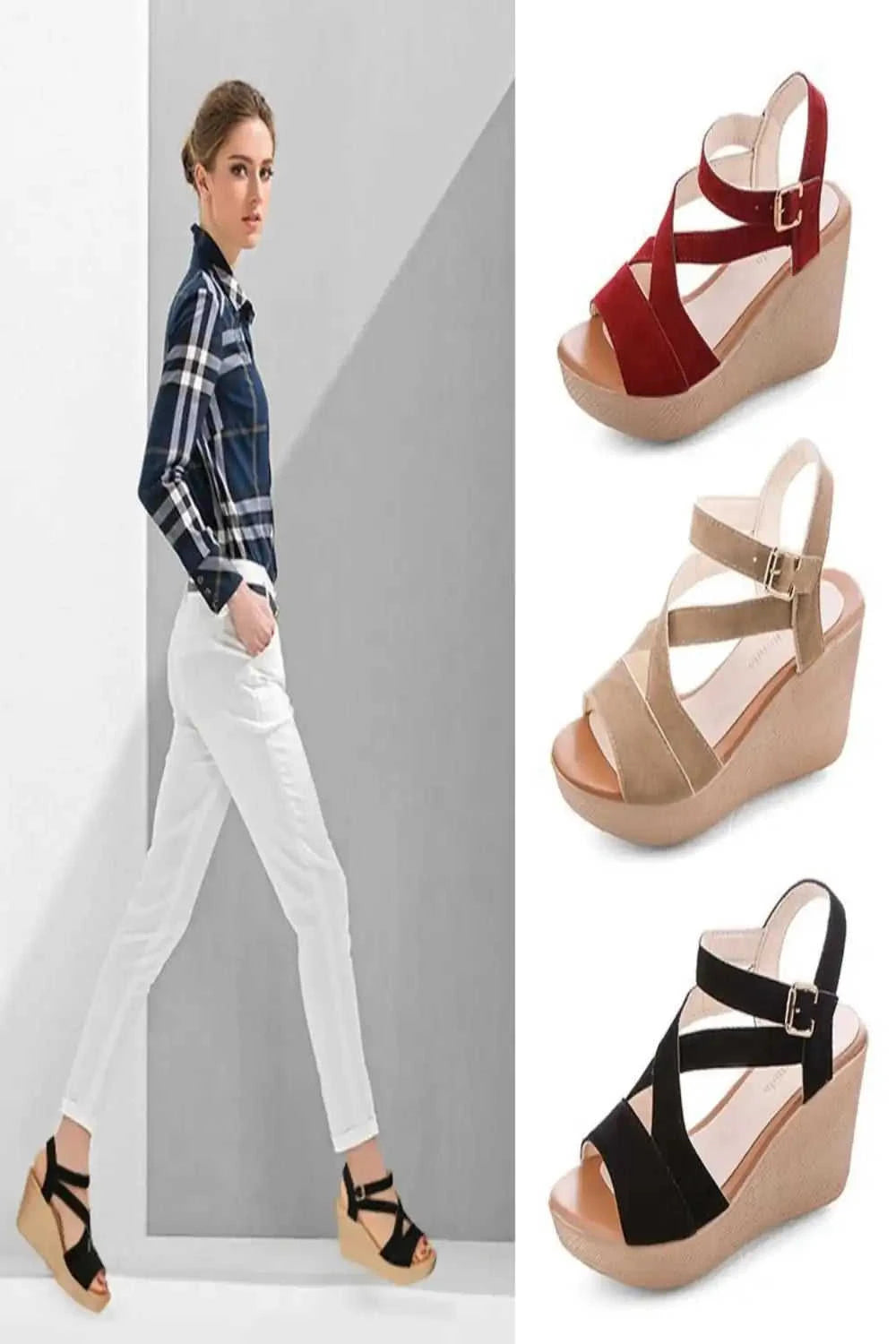 Comfort Meets Boho Style with Salty Season Boho Wedge Sandals Eco My Home Shoes Salty Season LLC ecomyhome.store United States