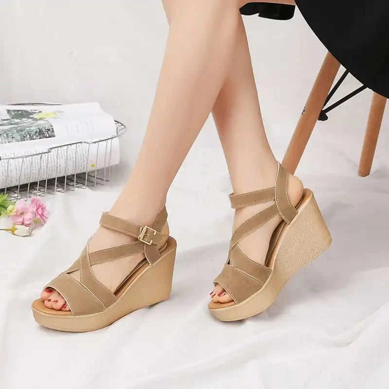 Comfort Meets Boho Style with Salty Season Boho Wedge Sandals Eco My Home Shoes Salty Season LLC ecomyhome.store United States