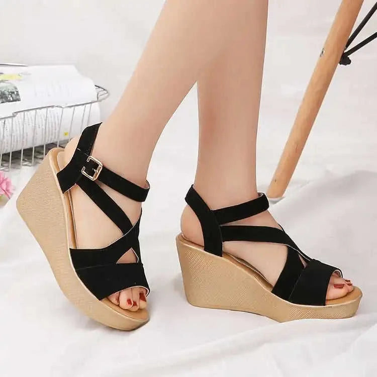 Comfort Meets Boho Style with Salty Season Boho Wedge Sandals Eco My Home Shoes Salty Season LLC ecomyhome.store United States