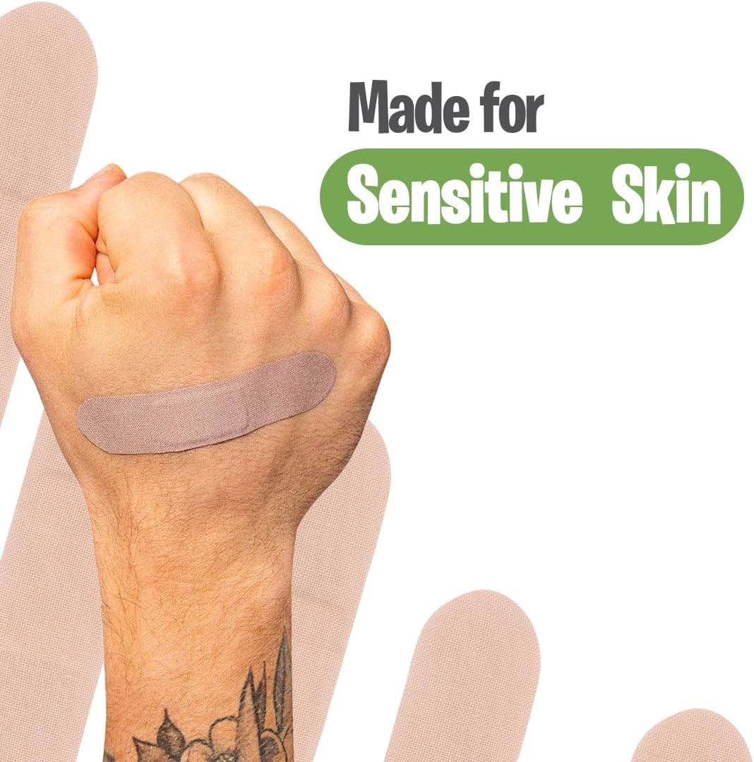 Value Pack | 100 Natural Bamboo Bandages for Sensitive Skin