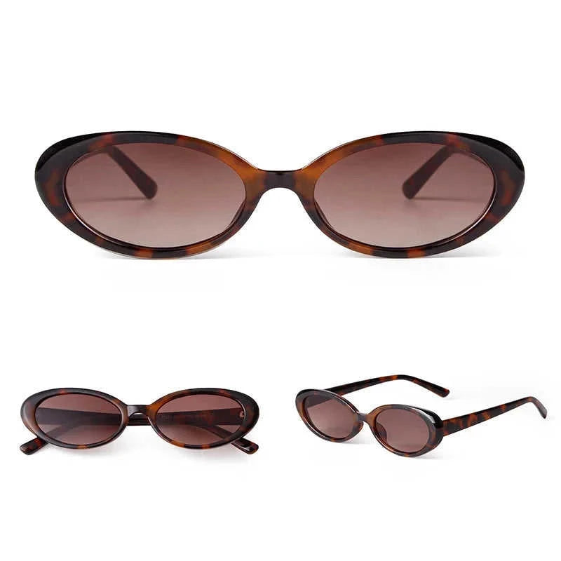 Daring Vintage Oval Sunglasses Eco My Home Sunglasses Boho Brown ecomyhome.store United States