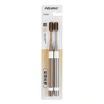 Dual Bamboo Charcoal Toothbrush Sets Eco My Home  Natural Toothbrush ecomyhome.store United States