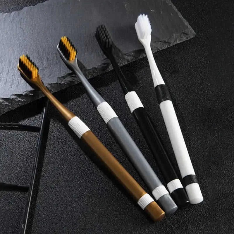 Dual Bamboo Charcoal Toothbrush Sets Eco My Home  Natural Toothbrush ecomyhome.store United States