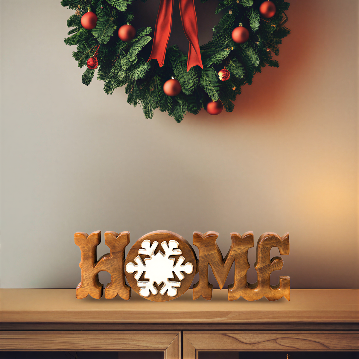 Wooden Home Sign – Homestead Harmony, Acacia