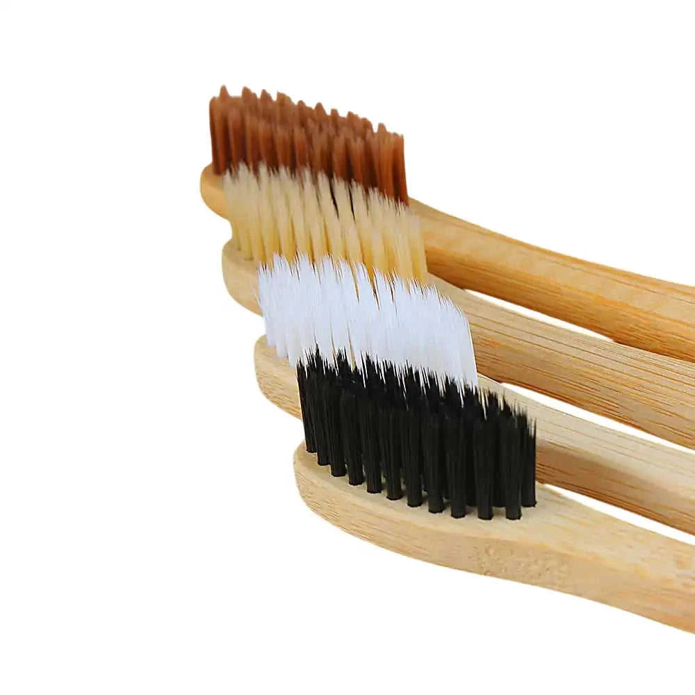 Eco-Friendly Bamboo Charcoal Toothbrush Eco My Home  Natural Toothbrush ecomyhome.store United States