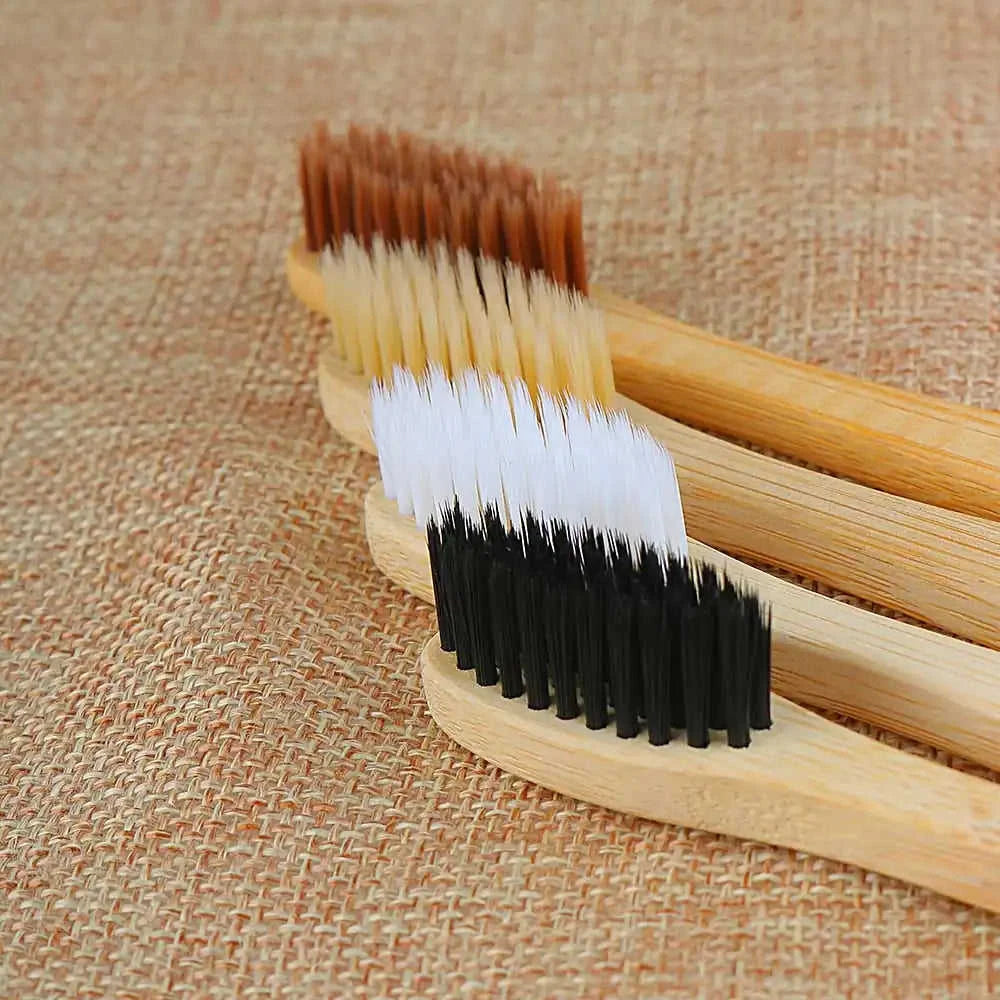Eco-Friendly Bamboo Charcoal Toothbrush Eco My Home  Natural Toothbrush ecomyhome.store United States