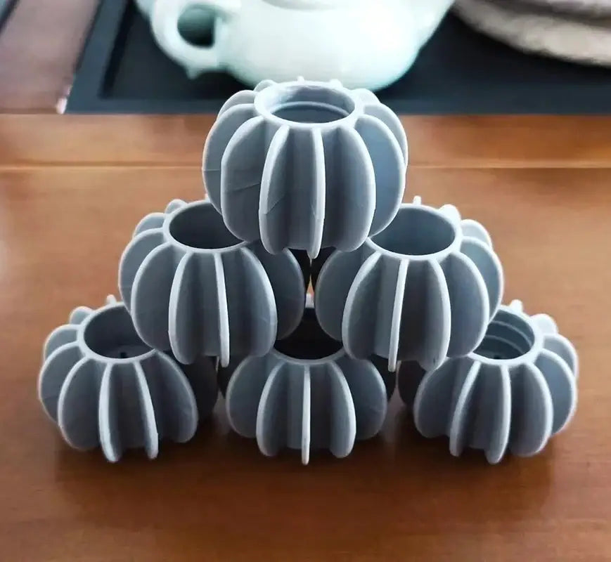 Gray Starburst Laundry Balls