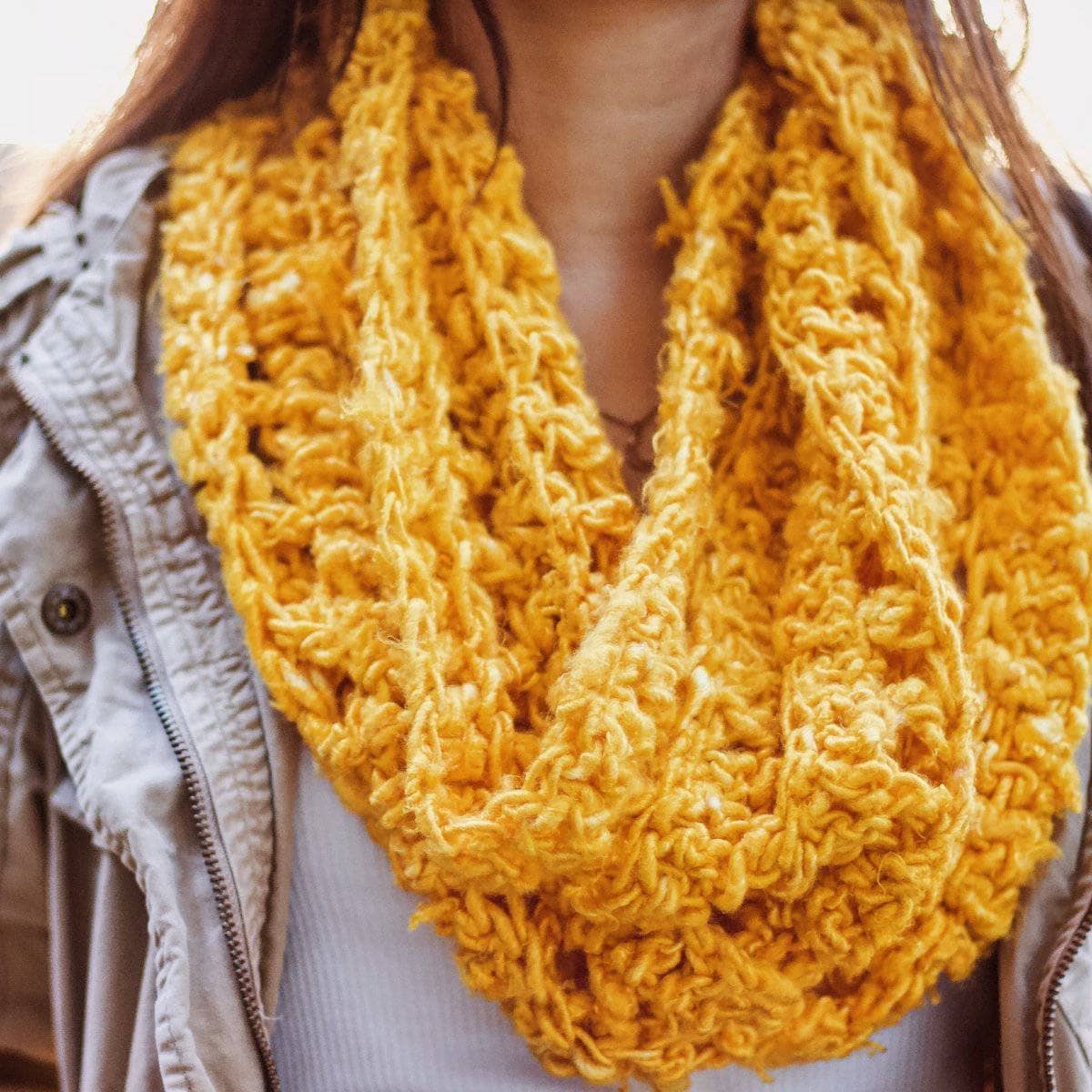 Elderidge Ribbed Banana Cowl Crochet Kit