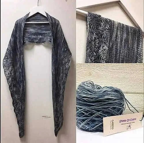 End of Summer Shawl Kit Eco My Home Kits Darn Good Yarn ecomyhome.store United States