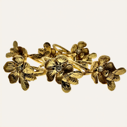 Gold Bee Napkin Rings – Set of 4