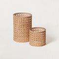 Oliver Cane Votive Candle Holder
