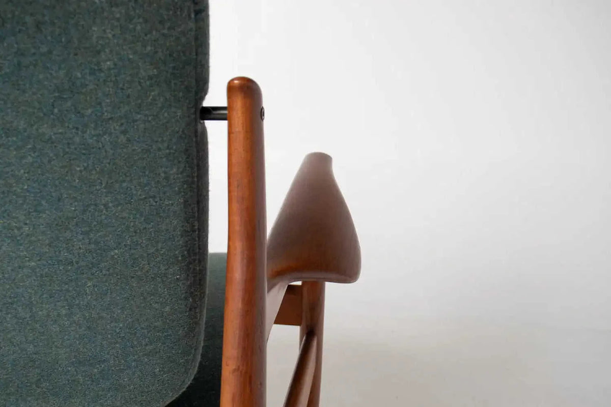 Finn Juhl Model 136 Lounge Chair for France & Son Circa 1950's Eco My Home Designer Chair Hobbs Modern ecomyhome.store United States