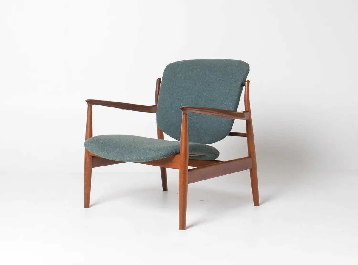 Finn Juhl Model 136 Lounge Chair for France & Son Circa 1950's Eco My Home Designer Chair Hobbs Modern ecomyhome.store United States