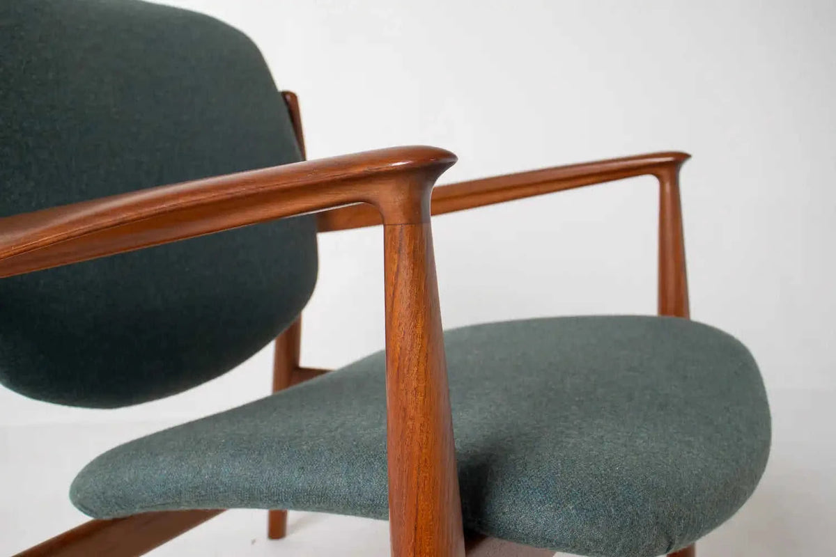 Finn Juhl Model 136 Lounge Chair for France & Son Circa 1950's Eco My Home Designer Chair Hobbs Modern ecomyhome.store United States