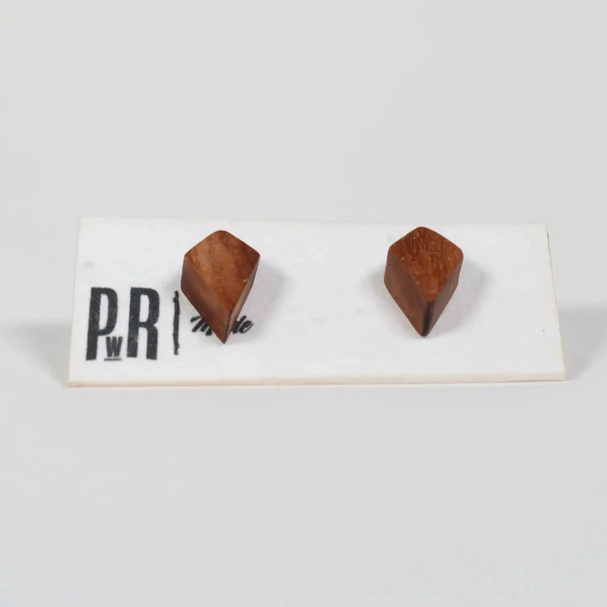 Fire Wood Stud Earrings Eco My Home Earrings PRW Made ecomyhome.store United States