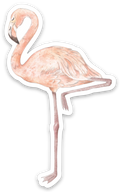 Flamingo Die Cut Stickers