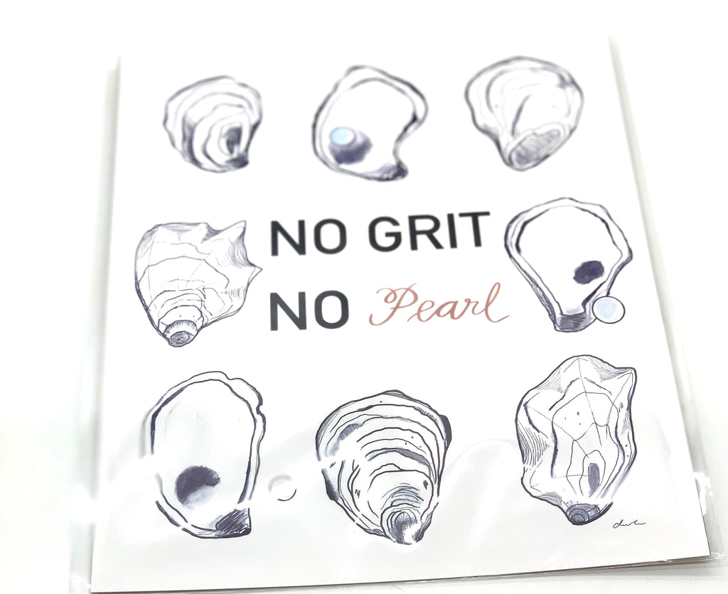 No Grit No Pearl 8x10 Print