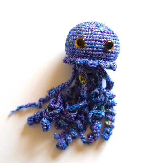 Galaxy Jellyfish Amigurumi - Crochet Pattern Eco My Home Patterns Darn Good Yarn ecomyhome.store United States