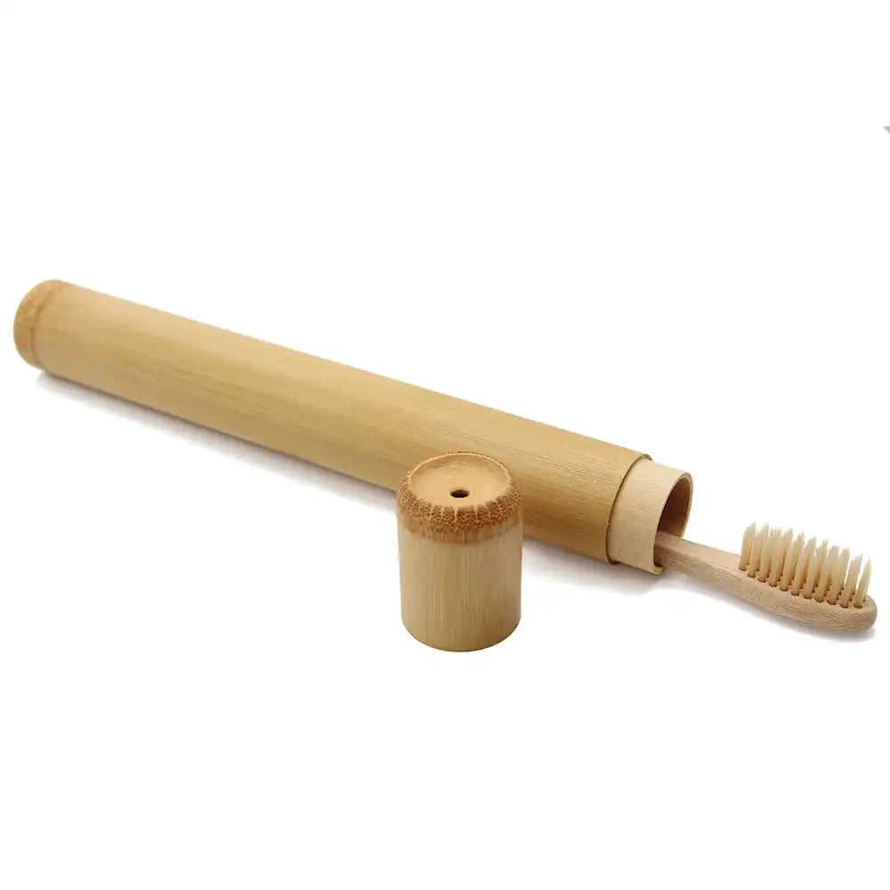 Genkent Bamboo Toothbrush Set with Charcoal Eco My Home  Natural Toothbrush ecomyhome.store United States