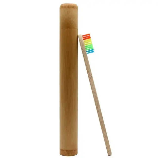 Genkent Bamboo Toothbrush Set with Charcoal Eco My Home  Natural Toothbrush ecomyhome.store United States