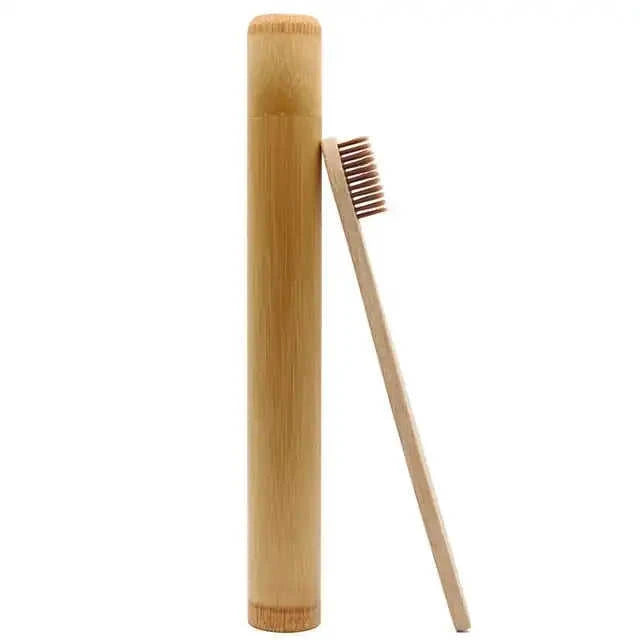 Genkent Bamboo Toothbrush Set with Charcoal Eco My Home  Natural Toothbrush ecomyhome.store United States