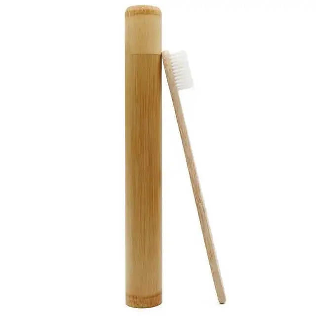 Genkent Bamboo Toothbrush Set with Charcoal Eco My Home  Natural Toothbrush ecomyhome.store United States