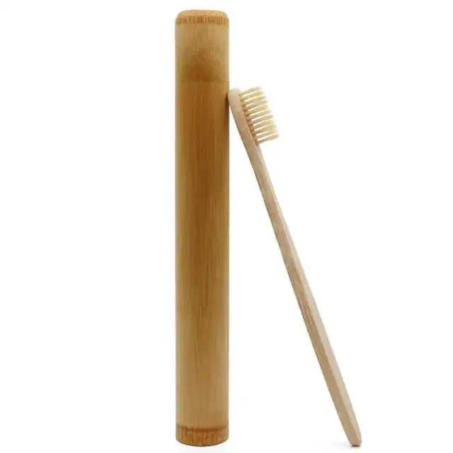 Genkent Bamboo Toothbrush Set with Charcoal Eco My Home  Natural Toothbrush ecomyhome.store United States