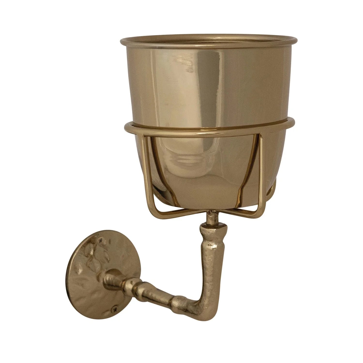 Gerdie Wall Vase Gold Finish - Set of 2